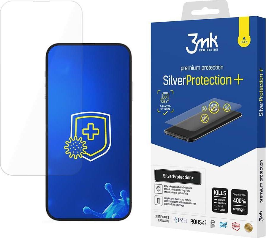 3mk ochranná fólie SilverProtection+ pro Apple iPhone 14 / iPhone 14 Pro, antimikrobiální