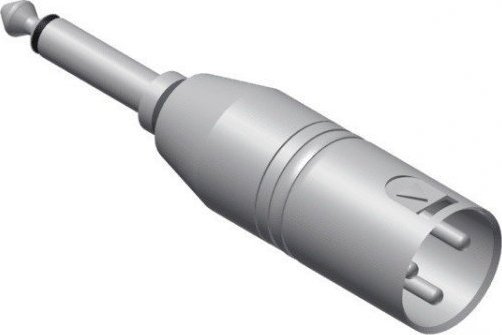 Samec XLR až 6,3 mm samec Mono Jack