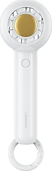 Ruční ventilátor USAMS Mini 1200mAh Candy Series bílý/bílý ZB251FS01 (US-ZB251)