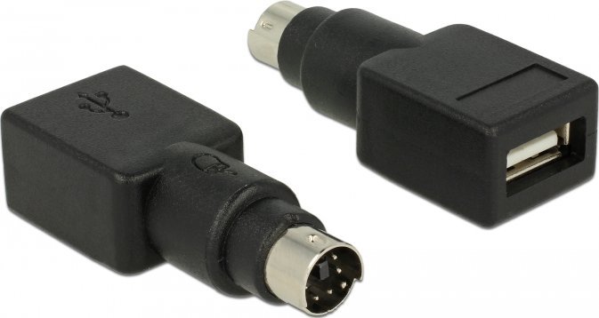 Adapter USB Delock 65898 USB - PS/2 Czarny  (65898)