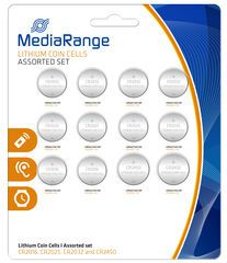 MediaRange Premium lithium baterie CR2016|CR2025|CR2032|CR2450 set, 12ks