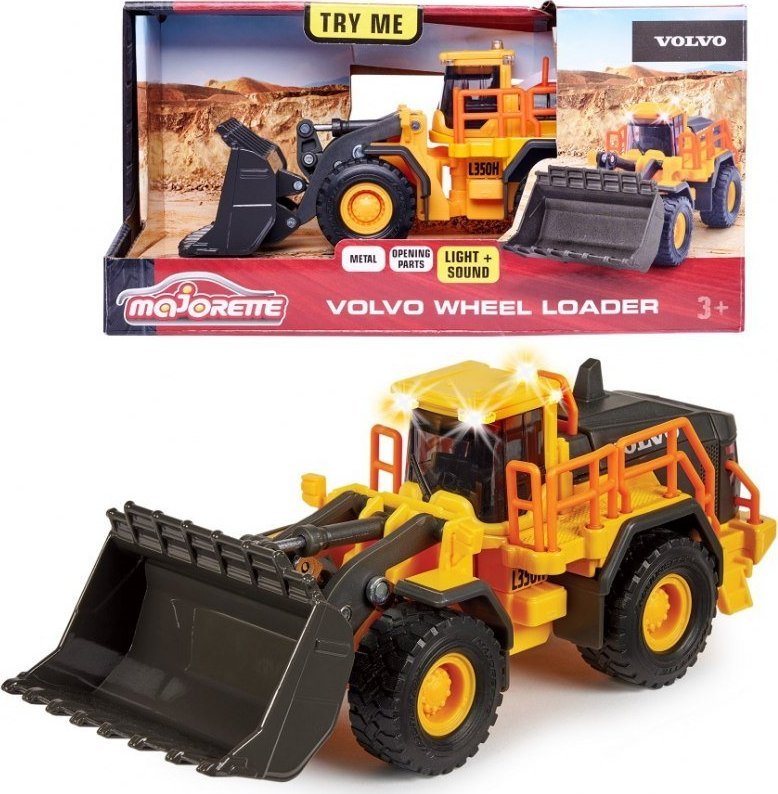 MAJORETTE Grand Bagr Buldozer Volvo 1:43 21cm