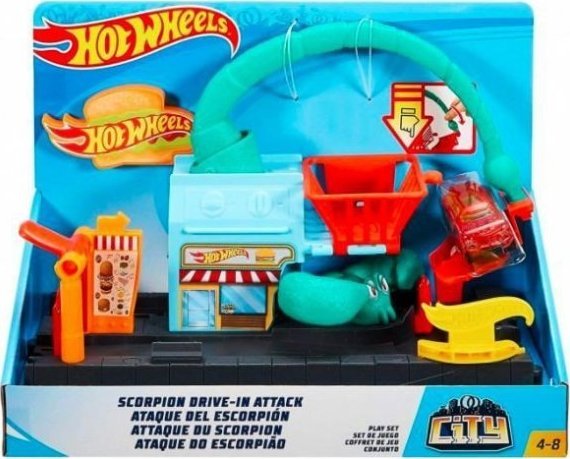 Hot Wheels Hot Wheels City Dangerous Scorpion Attack - HDR32