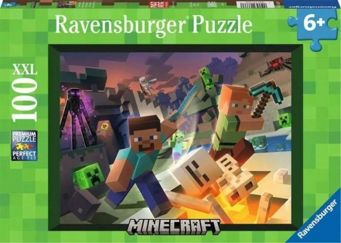 Puzzle 100 dílků XXL Minecraft