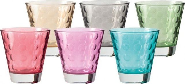 Leonardo Sada 6 farebných pohárov 220ml OPTIC (L-047284) - L-047284