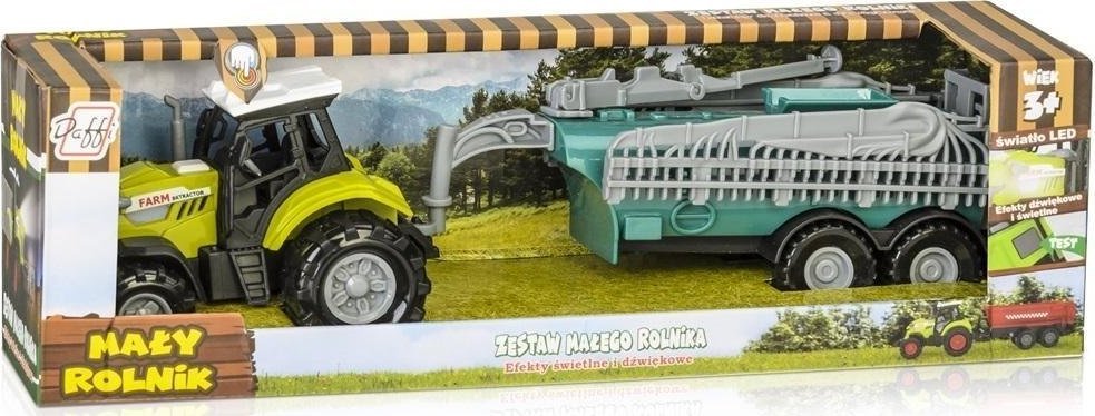 Traktor Daffi s postrekovačom