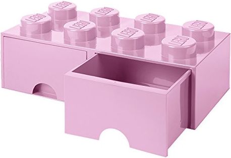 LEGO Brick Drawer 8 rosa, Aufbewahrungsbox