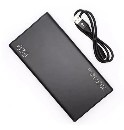 Eloop E29 Mobile Power Bank 30000mAh čierna