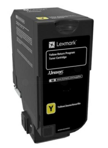 LEXMARK 74C2HYE Toner Lexmark 74C2HYE yellow 12 000 pgs CS725de / CS725dte