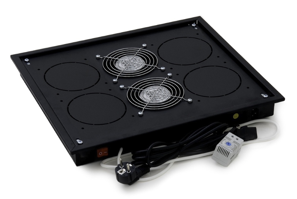 Triton Vent. jednotka spodní (horní) 220V/30W 2xvent+T, černá