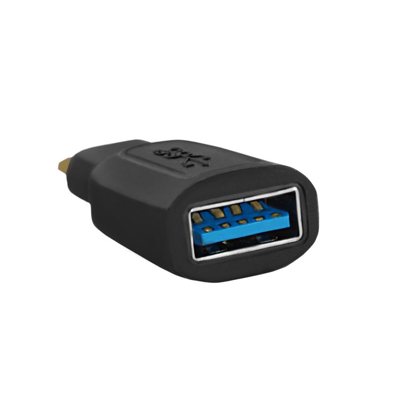 Adapter USB Qoltec USB-C - USB Czarny  (50505)
