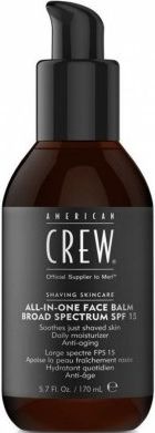 American Crew AMERICAN CREW_Shaving Pleťový balzám All-In-One Face Balm Širokospektrální SPF15 zklidňující balzám na obličej s filtrem 170ml