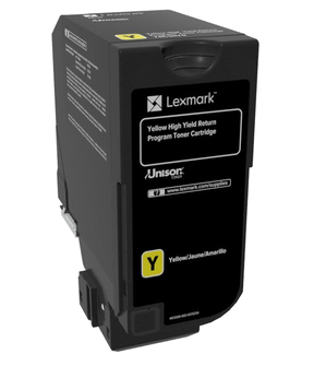 LEXMARK 74C2HY0 Toner Lexmark 74C2HY0 yellow 12 000 pgs CS725de / CS725dte