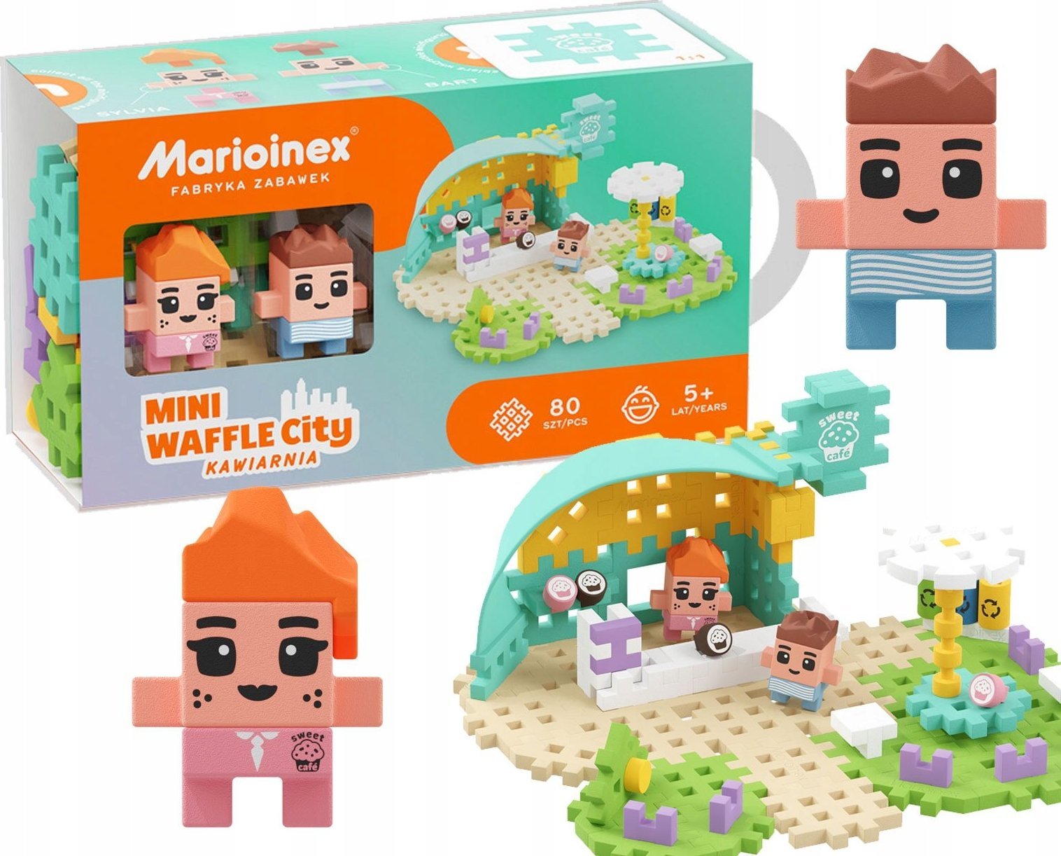 Vaflové mini bloky - Café 80 prvkov