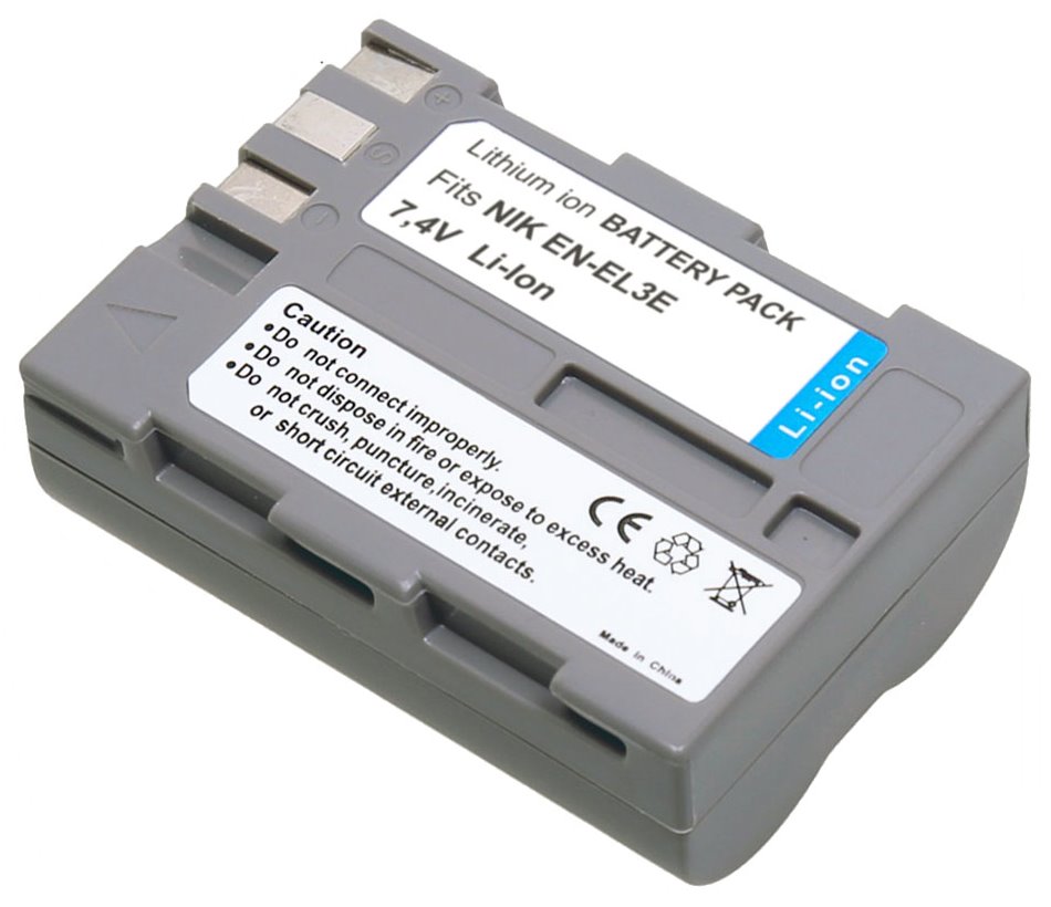 TRX baterie Nikon/ 1500 mAh/ pro D50/ D70/ D80/ D90/ D100/ D200/ D300/ D300s/ D700/ neoriginální