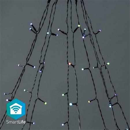 NEDIS Wi-Fi chytré dekorativní LED/ RGB/ 180 LED s/ Android & iOS/ Nedis® SmartLife/ 10 x 3 m