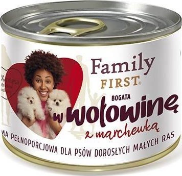 FAMILY FIRST Adult Venison so sweet potatoes - Wet dog food - 800 g