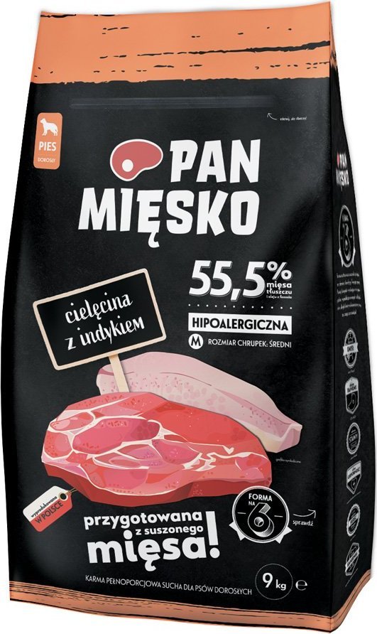 Alpha Spirit Mr. Maso telecí jídlo s tureckými lupínkami m 9kg