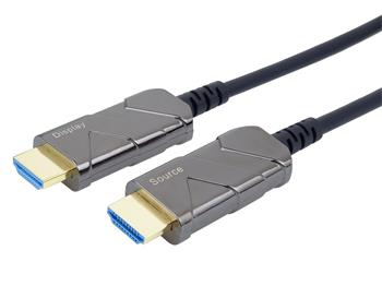 PREMIUMCORD Ultra High Speed HDMI 2.1 optický fiber kabel 8K@60Hz,zlacené 15m