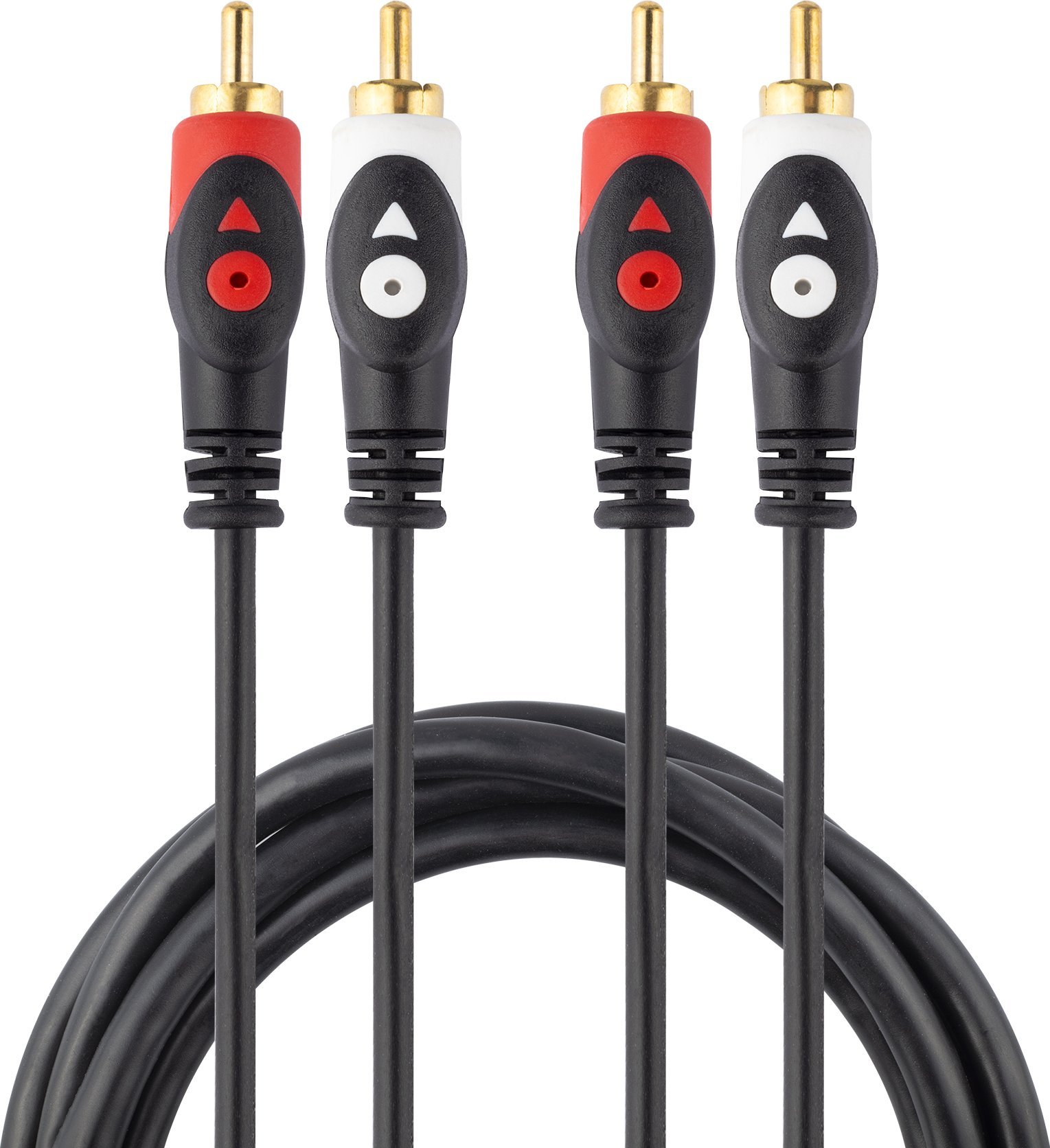 Libox RCA (Cinch) x2 - RCA (Cinch) x2 kábel 1,5 m čierny (LB0019)