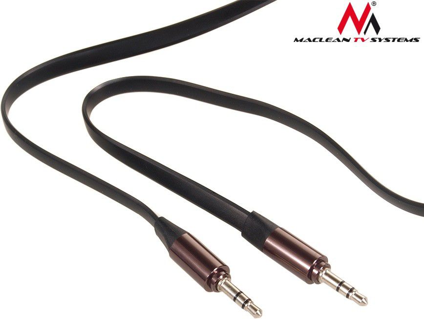 Maclean Jack 3,5 mm - Jack 3,5 mm kabel 2 m černohnědý (MCTV-695 B)
