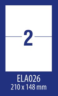 Avery Zweckform LABEL ZF ECONOMY 210X148MM 026 100ARK LABEL E100 ELA026 - ELA026