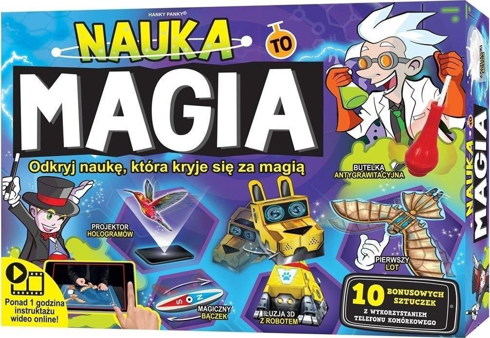 Zestaw naukowy Magiczne Sztuczki Náuka to Magia