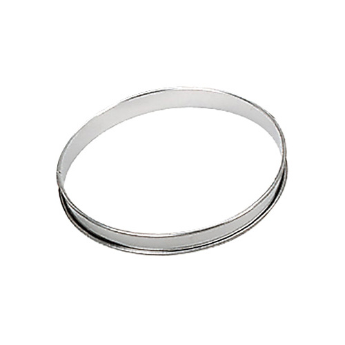 Kruhový rám de Buyer, 3091.24N, kruhový rám, 24 cm, pro výrobu kláčů a quichů, hladký vnitřní povrch