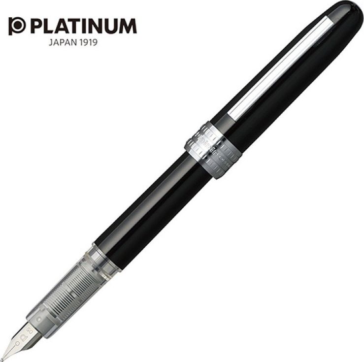 Plnicí pero Platinum Platinum Plaisir Black, F, černé