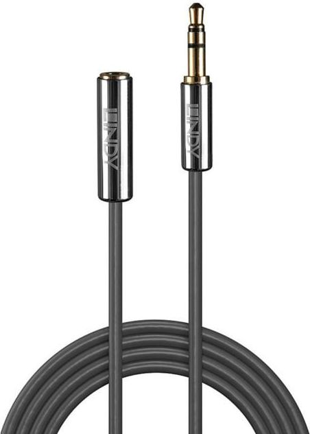 Lindy Jack 3,5mm kabel - Jack 3,5mm 1m stříbrný (35327)