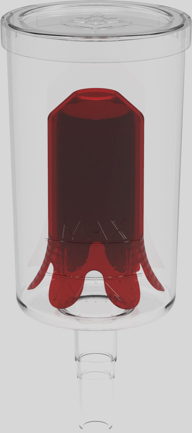 Trubka fermentačná 11,6x5,1x5,1 cm tichá veľká