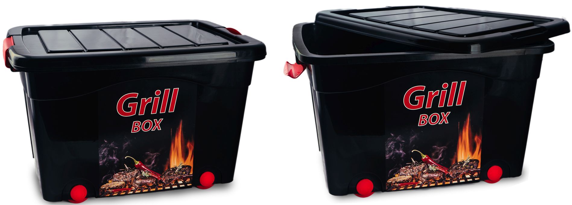 Box 53x40x32 cm Gril roller plast