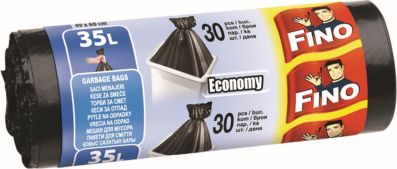 Vrece na odpadky 35 l/30 ks FINO