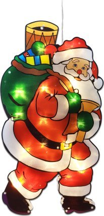 Vianočné dekorácie rebelského Santa Clausa