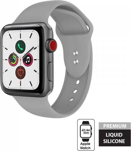 Kapalný řemínek Crong Crong – Řemínek Apple Watch 42/44 mm (šedý)