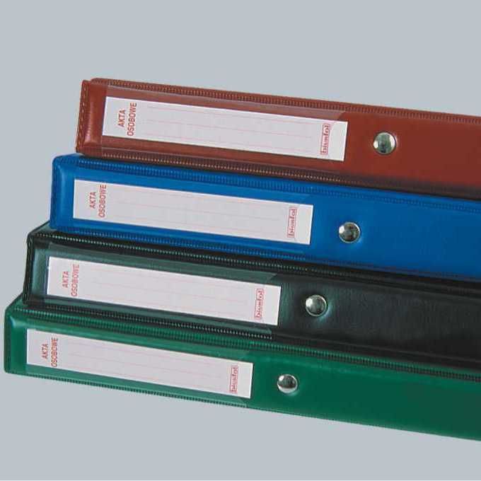 Biurfol Složka na osobní spisy A4/2R, PVC, vínová (BF1120)