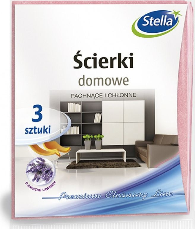 Stella STELLA utěrky pro domácnost, vůně levandule, 3 ks, levandule