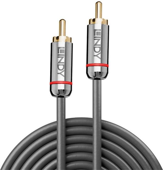 Lindy RCA (Cinch) - RCA (Cinch) kabel 1m stříbrný (35339)