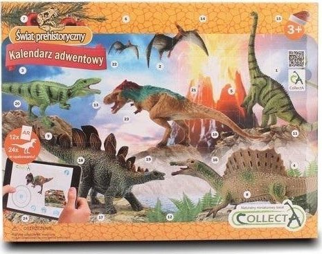 Adventný kalendár Collecta Dinosaurs 84177