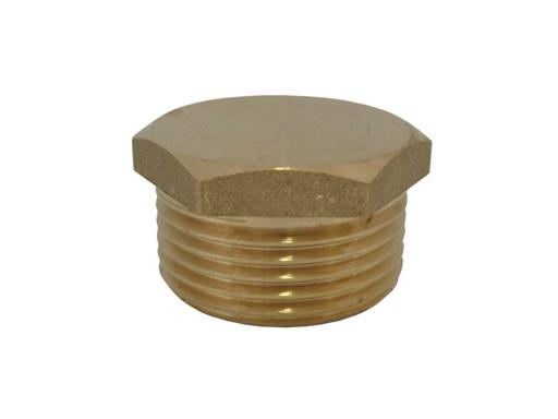Zátka 3/4" mosadz 6750