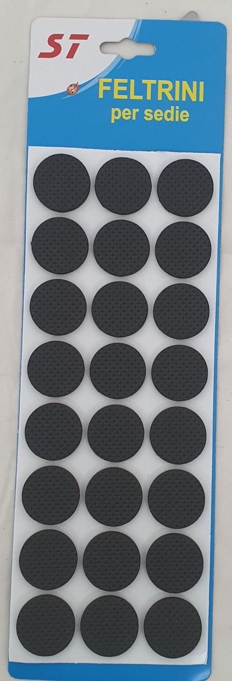 Chrániče samolepiace 24 ks okrúhle gumové 2 cm