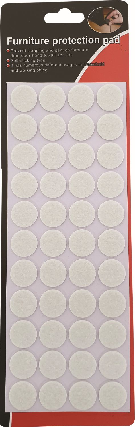 Chrániče samolepiace 44 ks 2 cm filcové okrúhle