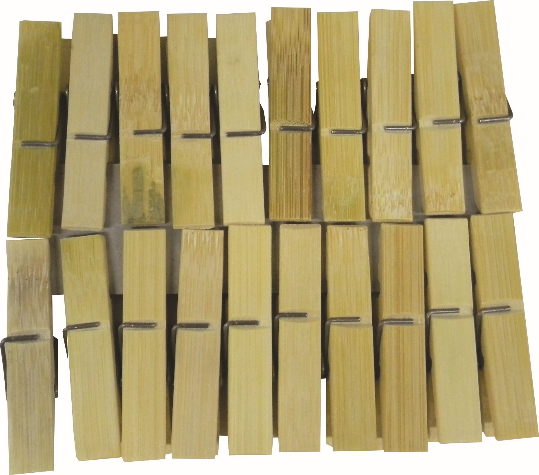 Kolíčky na prádlo 20 ks 6 cm bambus