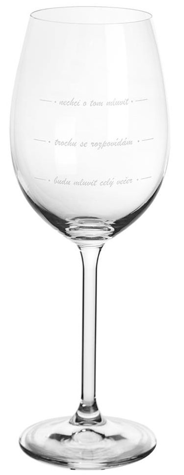 Pohár na víno 450 ml "CELÝ VEČER"