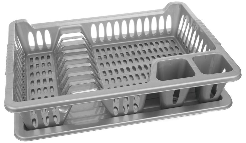 Odkvapkávač s podnosom VIO plast šedý