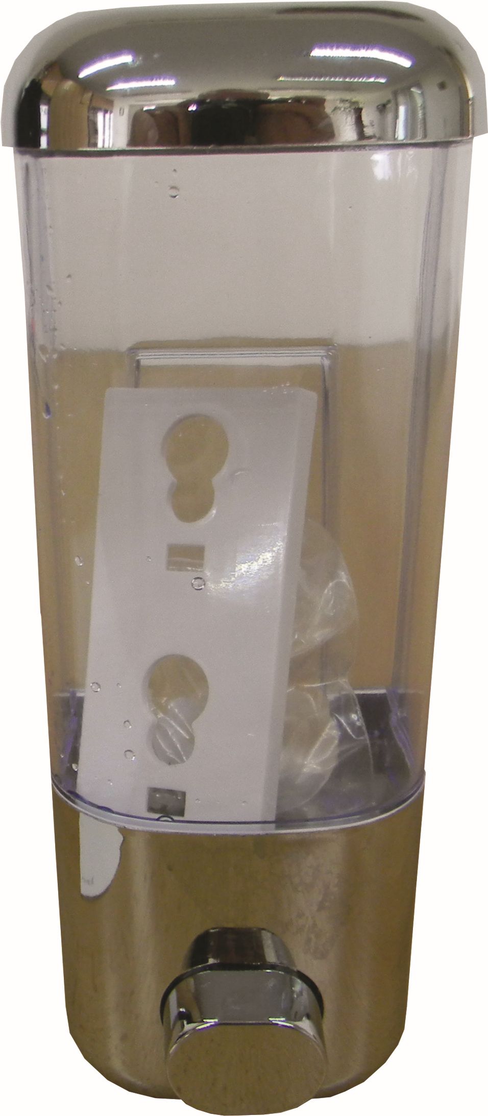 Dávkovač mydla 500 ml plast-chróm