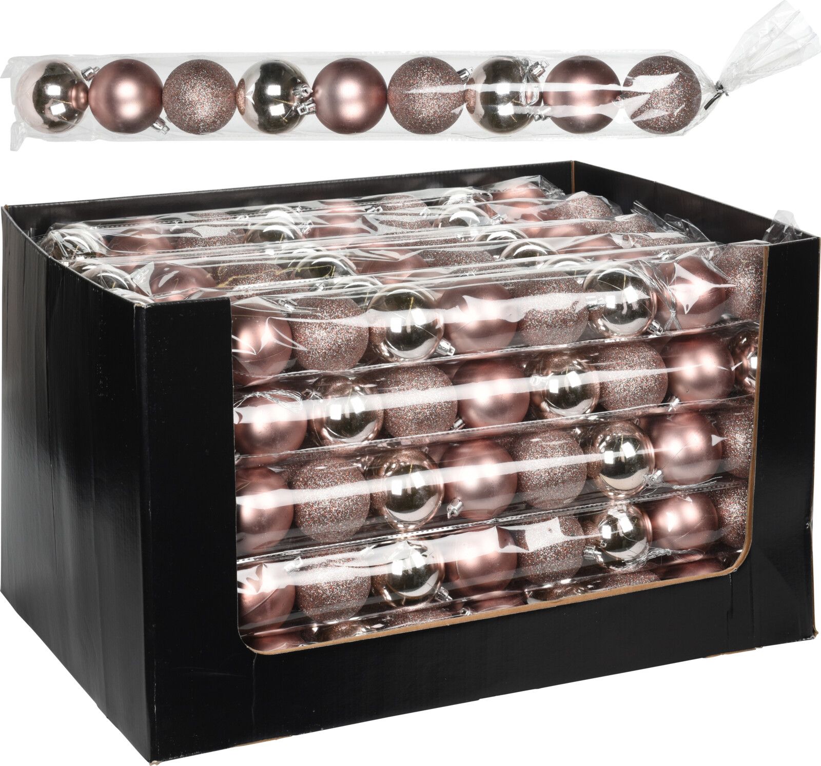 Ozdoba vianočnej gule 9 ks 6 cm Elegance