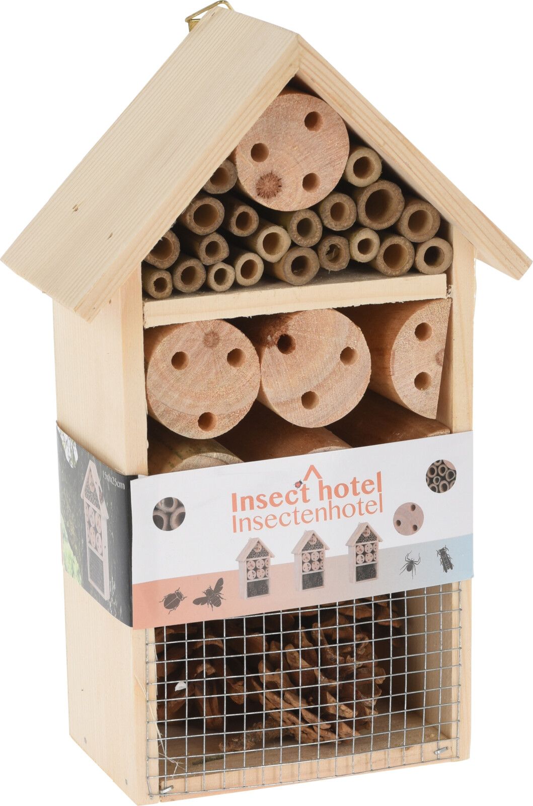 Hotel hmyzí 25x15x9 cm dřevo