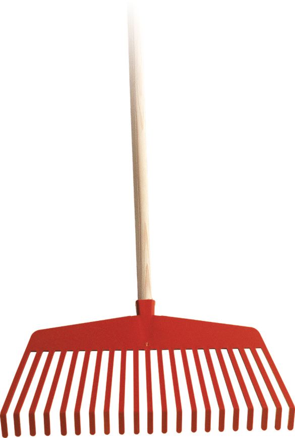 Hrábě švédské plast 21 zubů s holí 140 cm SPOKAR