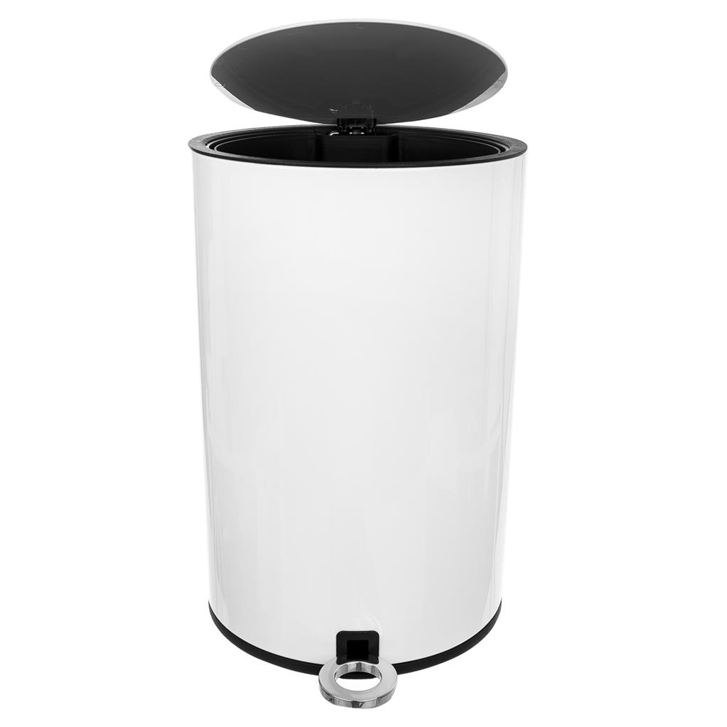 Kôš odpadkový s pedálom WHITE 6 l